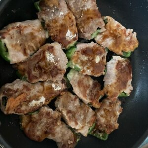 ピーマンのチーズ肉巻き